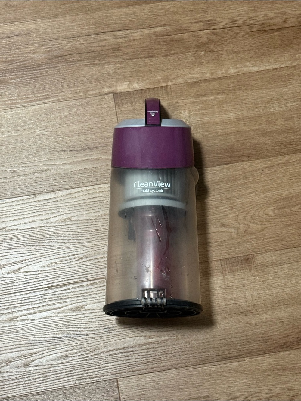 BISSELL DIRT TANK / CANISTER / CLEANVIEW VACUUM (USED) PURPLE 071525A